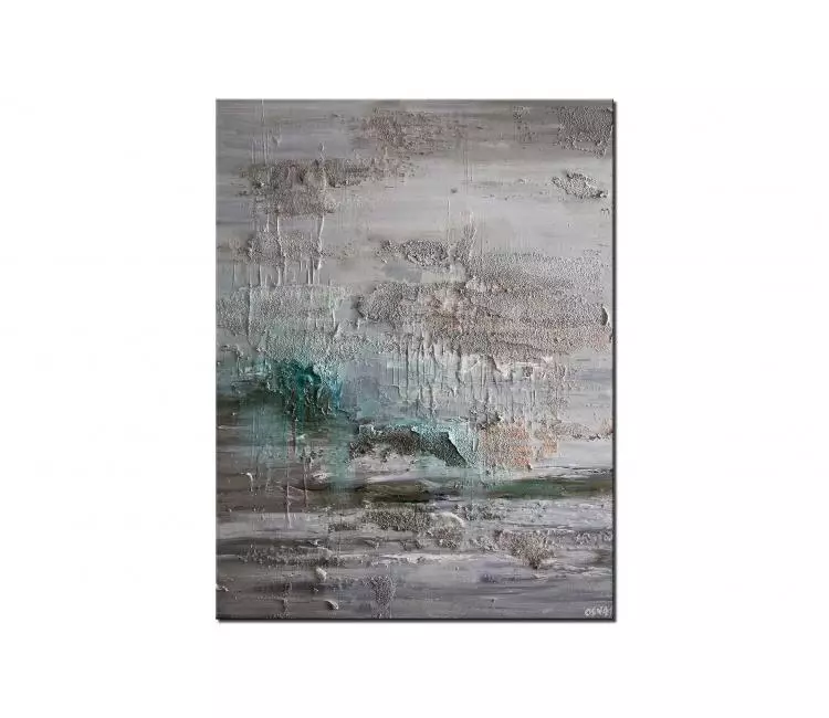 minimalist painting - minimalist gray abstract art on canvas textured modern living room decor
