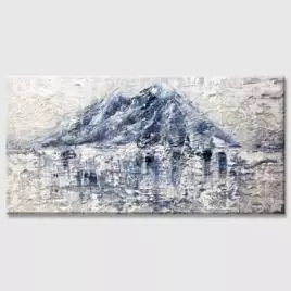 abstract painting - The Mountain
