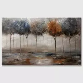 Prints painting - The Silver Pond