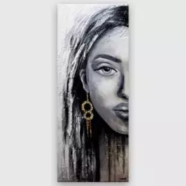 Portrait painting - The Earring