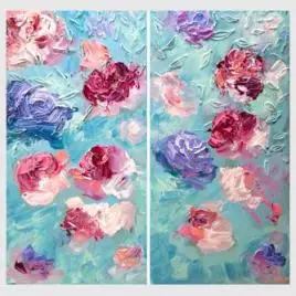 Floral painting - Untouched Beauty