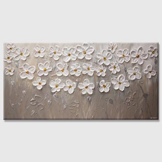 Floral painting - When the Spring Comes
