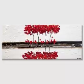 Landscape painting - Red Blossom