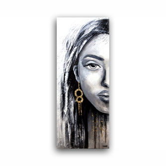 Prints painting - The Earring