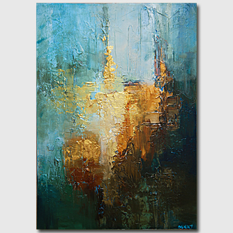 Abstract painting - Gold