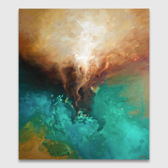 Abstract painting - Interstellar