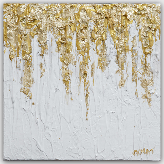 Abstract painting - Golden