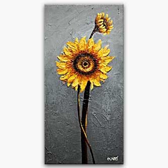 Floral painting - Sunflowers
