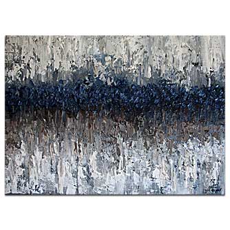 Abstract painting - Blue Forest