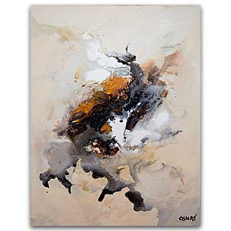 Abstract painting - The New Land