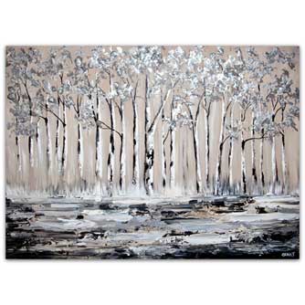 Landscape painting - Magical forest