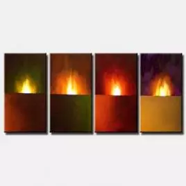abstract painting - Eternal Flame