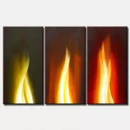 abstract painting - A Gift of Fire