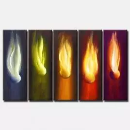 abstract painting - Balls of Fire