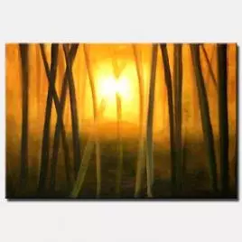 landscape painting - The Golden Forest