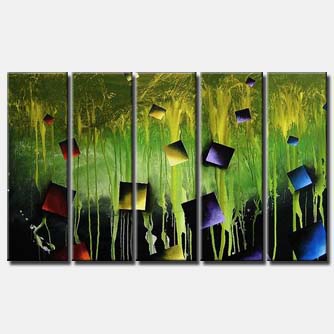 Abstract painting - My Seceret Garden