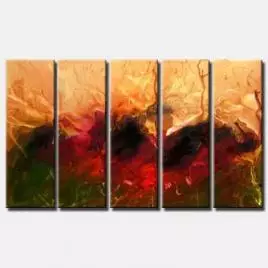 abstract painting - When Gravity Fails