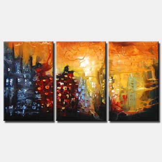 Cityscape painting - Metropolis