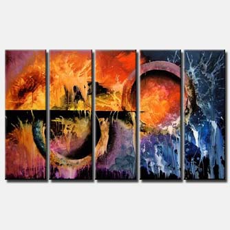 abstract painting - Ringworld