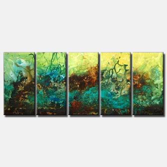 abstract painting - Evolutions Shore