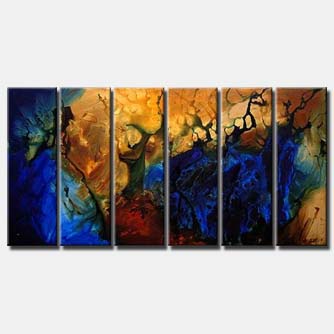 abstract painting - Warriors of Azkaban