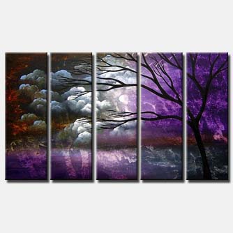 landscape painting - Purple Haze