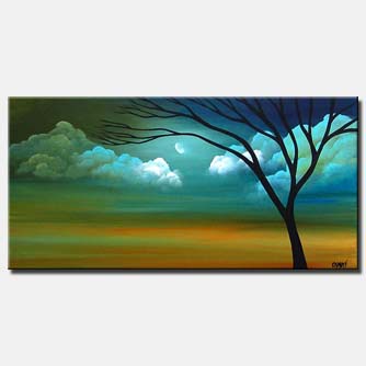 Landscape painting - Vanilla Sky