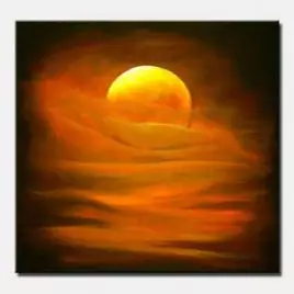 landscape painting - Moon Mist