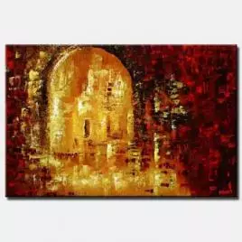 Cityscape painting - The Lost City