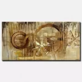 abstract painting - Wheels of Time