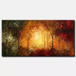 landscape painting - Crimson Wind