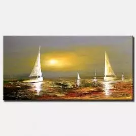 Seascape painting - Guardian of the Horizon