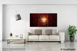 Abstract painting - Into the Light | Osnat Fine Art