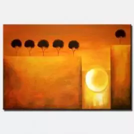 landscape painting - Sunset