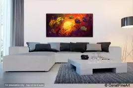 Landscape painting - Only for Your Love | Osnat Fine Art