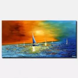 Seascape painting - Ocean Song
