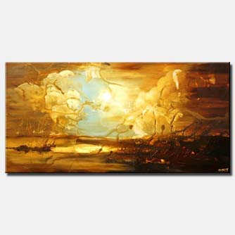 Landscape painting - On the Other Side of the Sun