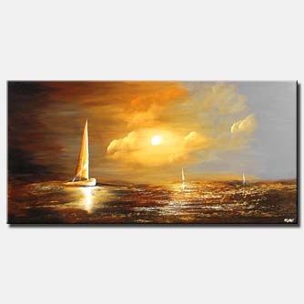 Seascape painting - Coming Home