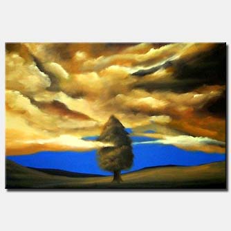 landscape painting - Touching Heaven