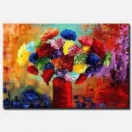 Floral painting - Display of Affection