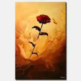 Floral painting - My Rose