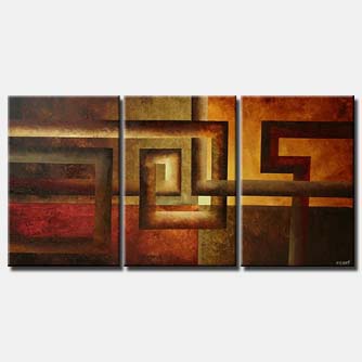 abstract painting - Back to Square One
