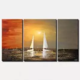 Seascape painting - The Meeting