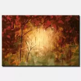 landscape painting - In the Forest