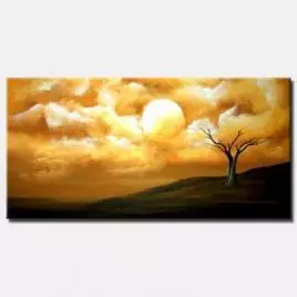 landscape painting - Rising Above