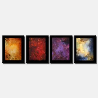 Abstract painting - The Four Planets