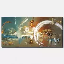abstract painting - Future City