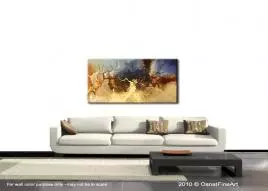 Abstract painting - Under Heaven | Osnat Fine Art