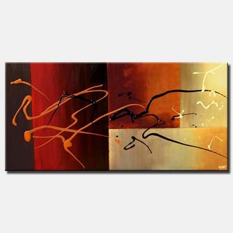 Abstract painting - Elegance