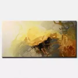 abstract painting - The Yellow Man Cave